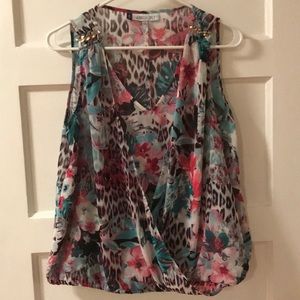 PInk MULTI color blouse